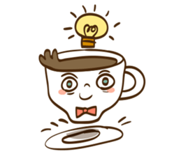 Slow life cafe sticker #8023724