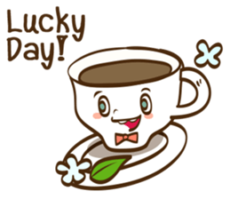 Slow life cafe sticker #8023729