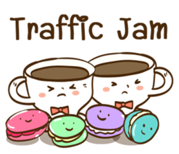 Slow life cafe sticker #8023733