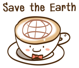 Slow life cafe sticker #8023750