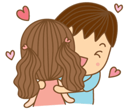 Yaimai & Poogun Sweet couple sticker #8023806
