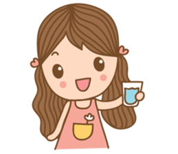 Yaimai & Poogun Sweet couple sticker #8023828