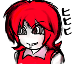 the badgirl WARUKO HEATUP sticker #8023964