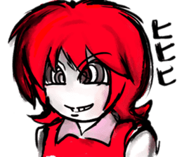 the badgirl WARUKO HEATUP sticker #8023964