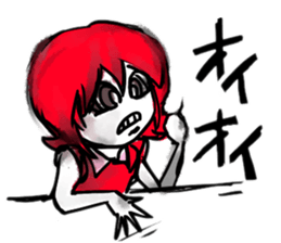 the badgirl WARUKO HEATUP sticker #8023966