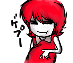 the badgirl WARUKO HEATUP sticker #8023968