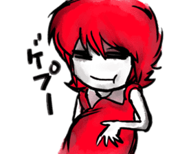 the badgirl WARUKO HEATUP sticker #8023968