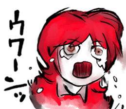 the badgirl WARUKO HEATUP sticker #8023974