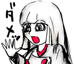 the badgirl WARUKO HEATUP sticker #8023976