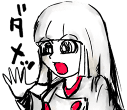 the badgirl WARUKO HEATUP sticker #8023976