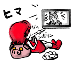 the badgirl WARUKO HEATUP sticker #8023979