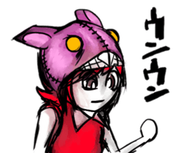 the badgirl WARUKO HEATUP sticker #8023981