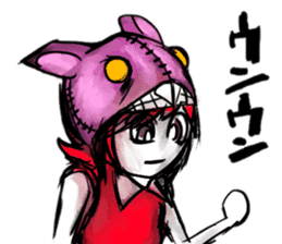 the badgirl WARUKO HEATUP sticker #8023981