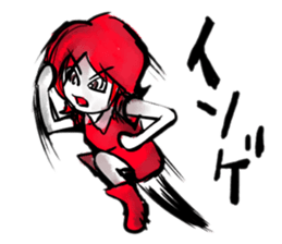 the badgirl WARUKO HEATUP sticker #8023983