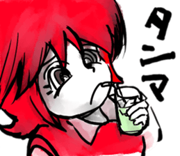 the badgirl WARUKO HEATUP sticker #8023986