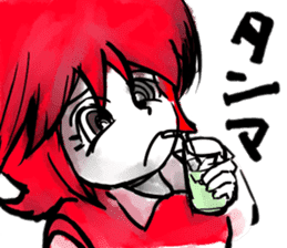 the badgirl WARUKO HEATUP sticker #8023986