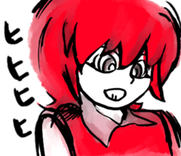 the badgirl WARUKO HEATUP sticker #8023990