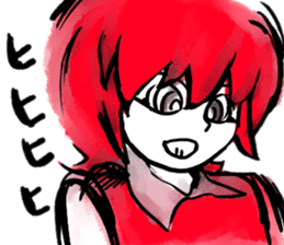 the badgirl WARUKO HEATUP sticker #8023990