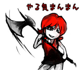 the badgirl WARUKO HEATUP sticker #8023995