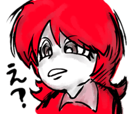 the badgirl WARUKO HEATUP sticker #8023997