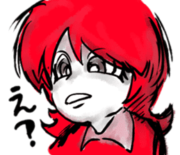 the badgirl WARUKO HEATUP sticker #8023997