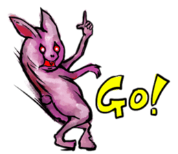 the badgirl WARUKO HEATUP sticker #8024001