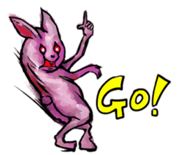 the badgirl WARUKO HEATUP sticker #8024001