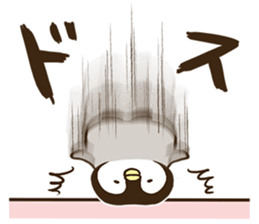 Affirmative emperor penguin. sticker #8024534