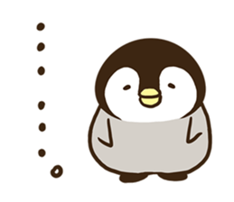 Affirmative emperor penguin. sticker #8024542