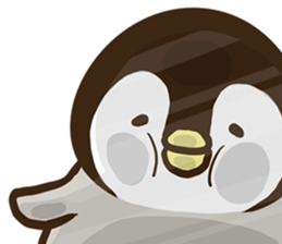 Affirmative emperor penguin. sticker #8024554