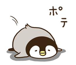 Affirmative emperor penguin. sticker #8024561