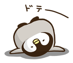 Affirmative emperor penguin. sticker #8024562