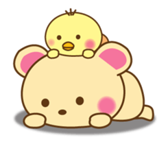 The second version of a Annoying chick sticker #8025068