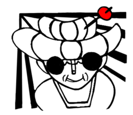 very lusty Grandma sticker #8025095