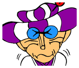 very lusty Grandma sticker #8025105