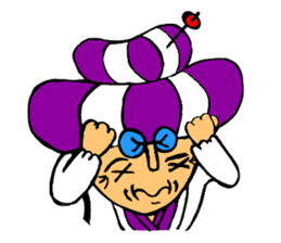 very lusty Grandma sticker #8025113