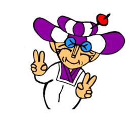 very lusty Grandma sticker #8025123