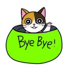 Chalie Calico cat sticker #8025208