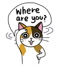 Chalie Calico cat sticker #8025210