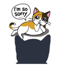 Chalie Calico cat sticker #8025213