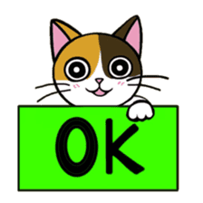 Chalie Calico cat sticker #8025217