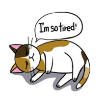 Chalie Calico cat sticker #8025219