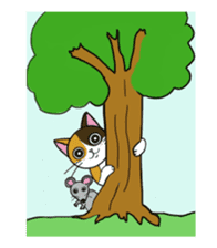 Chalie Calico cat sticker #8025220