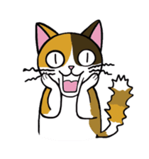 Chalie Calico cat sticker #8025221