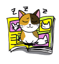 Chalie Calico cat sticker #8025222