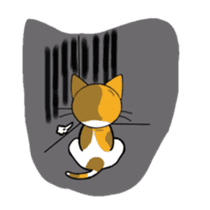 Chalie Calico cat sticker #8025225