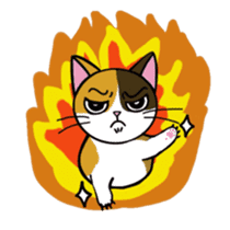 Chalie Calico cat sticker #8025226