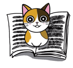 Chalie Calico cat sticker #8025227