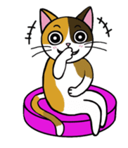 Chalie Calico cat sticker #8025233