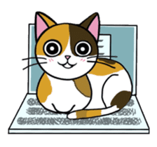 Chalie Calico cat sticker #8025238